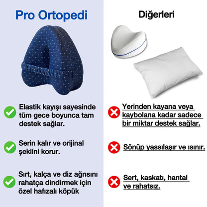Pro Ortopedi™ Anatomik Hafızalı Diz Yastığı